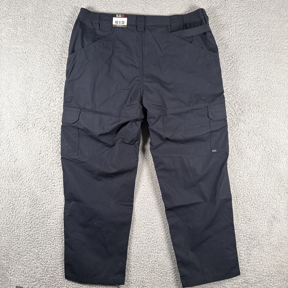 5.11 Tactical Taclite Pro Pants Mens 40x30 Dark Navy Cargo Relaxed Ripstop NEW - Picture 6 of 9